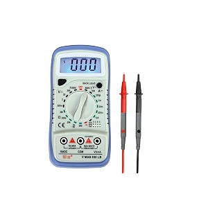 var tech digital multimeter v mas 830 lb 3 digits 2000 counts 600 v acdc with backlight