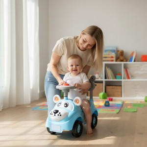 varaa g made in india product with music  light storage under seat with back rest for 1  2 year kids only tricycle