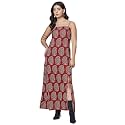 Varanga Casual Flowy Midi Dress for Women