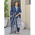 Varanga ethnic printed v neck Kurta With