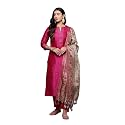 Varanga Women Embroidered Straight Kurta Pant Set
