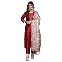 Varanga Women Embroidered Straight Kurta Pant Set
