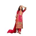 Varanga Women Fuchsia Pink Ethnic Printed Straight