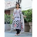 Varanga Women Geometric Printed Kurta Paired With