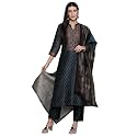Varanga Women Printed Straight Kurta Set with