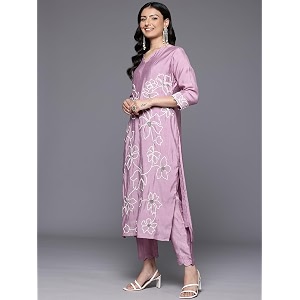 Varanga Womens Silk Blend Kurta Set -