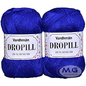 vard hman dropill royal 300 gms wool ball hand knitting woolart craft soft fingering crochet hook yarn needle knitting yarn thread dyed-sn art-acea