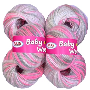 mg enterprise 100 acrylic wool red 6 pc baby wool 4 ply wool ball hand knitting woolart craft soft fingering crochet hook yarn needle knitting yarn thread dye x