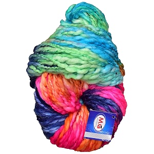 mg enterprise knitting yarn thick chunky wool sumo amla 200 gms best used with knitting needles-il art-abbf
