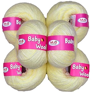 vard hman thick chunky wool puffy dark cream 300 gms best used with knitting needles crochet needles wool yarn for knitting-rn art-faf