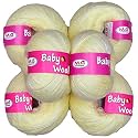 Vard hman Thick Chunky Wool, Puffy Dark Cream 300 GMS Best Used with Knitting Needles, Crochet Needles Wool Yarn for Knitting.-RN Art-FAF