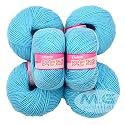 M.G ENTERPRISE 100% Acrylic Wool Red (6 pc) Baby Wool 4 ply Wool Ball Hand Knitting Wool/Art Craft Soft Fingering Crochet Hook Yarn, Needle Knitting Yarn Thread Dye I