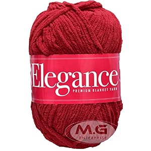 vardh man thick chunky wool elegance red 200 gms best used with knitting needles-cc art-acjd