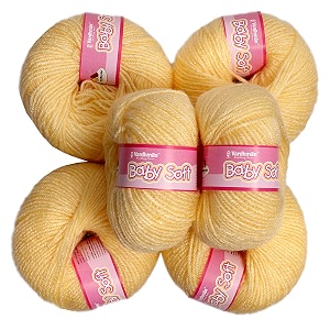 VARDHMAN ORIGINAL Wool Baby Soft Dark Cream-Pack