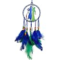 Car Mirror Hanging Accessories, Handmade Dream Catcher for Car, Home, Gift, Wall Hanging, Wind Chime, Car Decoration Accessories, Handmade Home Décor Hangings for Positivity (Radha Krishna)