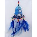 Hand‑Painted Wooden Adiyogi Dream Catcher | Spiritual Car Mirror Hanging – Car Interior Decoration, Good Luck &amp; Positive Energy, Rear‑View Accessory, Gift for Drivers