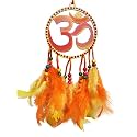 Om Dream Catcher for Car and Home, Car Mirror Hanging Accessories, Gift, Wall Hanging, Wind Chime, Feather Car Decoration Accessories, Handmade Home Décor Hangings for Positivity
