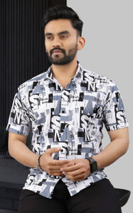 Varidashi Men Printed Casual Multicolor Shirt