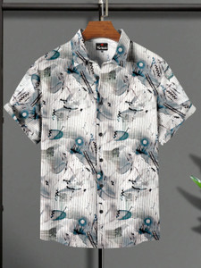 Varidashi Men Regular Fit Printed Spread Collar
