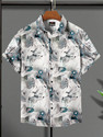 Varidashi Men Regular Fit Printed Spread Collar