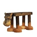 Various Animal Shaped Shoe Stools, Wooden Carvings, Cute Styles, Children's Step Stools, Home Decorations(Q)