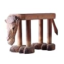 Various Animal Shaped Shoe Stools, Wooden Carvings, Cute Styles, Children's Step Stools, Home Decorations(V)