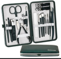 VARIYAENTERPRISE28 18pcs Nail Clipper Set with Portable Travel Case
