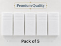 VarniEcom Premium White Cotton Hand Towels Set