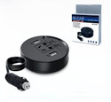 varnirajimportexport Portable Car Power Inverter DC 12V/24V to AC 220V - Dual USB 3.1A Type-C Car Inverter