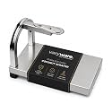 SS304 Tabletop Coconut Scraper Chirava | Manual Coconut Grater with Rubber Grip Base | Stainless Steel, Heavy Duty | Sits Firm on Tables &amp; Slabs | Scrapes, Grates, Shreds — Kitchen &amp; Home Use