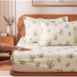 VAS COLLECTIONS 240 TC Premium Fitted Bedsheet