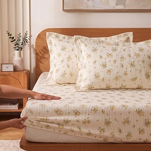VAS COLLECTIONS 240 TC Premium Fitted Bedsheet