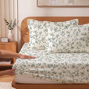 VAS COLLECTIONS 240 TC Premium Fitted Bedsheet