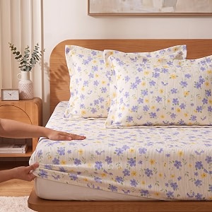 VAS COLLECTIONS 240 TC Premium Fitted Bedsheet