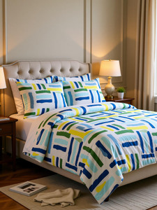 vas collections cotton double king sized bedding set