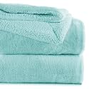 VAS COLLECTIONS Luxurious Faux Rabbit Fur with Sherpa Blanket | 570 GSM Thick, Ultra Soft & Warm Reversible Blanket for Single Bed | Fluffy Cozy 2.1 kg Blanket with Bag (56×88 Inches), Pastel Green