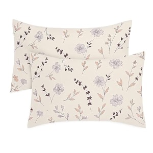 vas collections premium 160 tc microfiber 3d printed pillow covers  regular pillow cases  2 piece pillow cover 17 x 27 inches off white amp purple