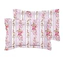 VAS COLLECTIONS Premium 210 TC 100% Pure Cotton Satin Stripes Pillow Cover Set of 2 Pcs, for Hotel Hospital Uses, 18x28 inches - Aqua