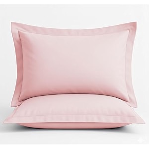 vas collections premium 210 tc 100 pure cotton satin stripes pillow cover set of 2 pcs for hotel hospital uses 18x28 inches - aqua