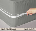 VAS COLLECTIONS Queen Size Zippered Polycotton Breathable