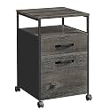 VASAGLE 2 Drawer File Cabinet, Rolling Printer Stand