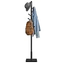 VASAGLE Solid Wood Coat Rack, Free Standing, 8 Hooks, 3 Height Options