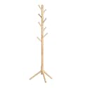 VASAGLE Solid Wood Coat Rack, Free Standing, Tree-Shaped, with 8 Hooks