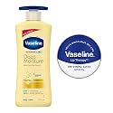 Vaseline Lip Tin 17g &amp; Intensive Care Deep Moisture Body Lotion 400 ml
