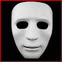 Vashe JAGMOOLYA PRODUCTS Horror Face Mask Scary Mask (WHITE S.M)