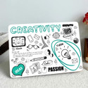 Vasl Creative Thoughts Doodle Design Laptop Skin