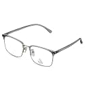Vast Premium Blue Light Blocking Glasses | Gaming Filter | Transparent Metal Eyeglasses for Eye Protection| Frame For Men Specs Frame For Computer/Mobile/TV | Half Rim Club Wear