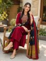 VASTRA RANG Women Pure Cotton Kurta Pant