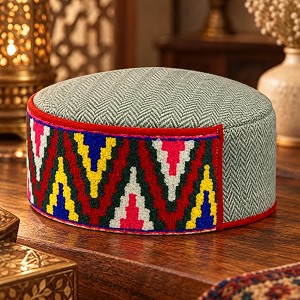 vastraa fusion himachali topi for men traditional kullu cap
