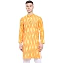 Vastraa Fusion Men39s Printed Kurta Pure Cotton